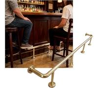 Kanduo Kit de Repose-Pieds pour Bar Kit de Repose-Pieds Barre for en Acier Inoxydable d'intérieur, Rails 3,28 à 16,4 Pieds for bibliothèque Cuisine Restaurant