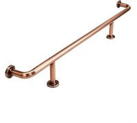 Kanduo Kit de Repose-Pieds pour Bar Kit de Repose-Pieds de Barre en Acier Inoxydable, for intérieur, Barres Robustes, Garde-Corps Mural for Restaurant, Cuisine, café(Champagne Gold,5.0M/16.40FT)