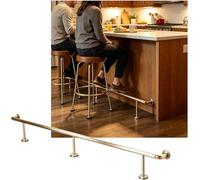 Kanduo Kit de Repose-Pieds pour Bar Kit de Repose-Pieds de Barre for intérieur et extérieur, 3,28 à 16,4 Pieds, for Restaurant, Cuisine, café, bibliothèque