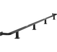 Kanduo Kit de Repose-Pieds pour Bar Rail de Pied de Barre, Rails de Pieds de Barres muraux en Acier Inoxydable avec Supports de durabilité for comptoirs intérieurs et extérieurs