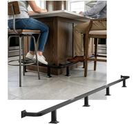 Kanduo Kit de Repose-Pieds pour Bar Rail de Pied de Barre Robuste for Barres en Acier Inoxydable intérieures et extérieures, Kit de Rails de Pieds for comptoir de réception