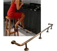 Kanduo Kit de Repose-Pieds pour Bar Repose-Pieds de Barre Commerciale avec Supports de Montage Robustes en Acier Inoxydable for Support sous Le comptoir