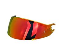 KAnduo M Visière de Casque Spartan for Shark D Skwal d-skwal 2, Visage Complet de Remplacement, lentille, Accessoires, Pare-Brise Y (Color : Red Gold)