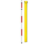 Kanduo Mât de levé en aluminium Tige d'enquête télescopique en aluminium à prisme, tige de construction réglable for l'arpentage la station totale avec sac rangement(300cm/118.11in)