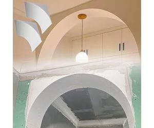 Kanduo moulure arrondie décorative Archway Arch Set, ensemble de 2 pièces de moulures d'arc circulaire intérieures, adaptées aux murs et aux coins de balcon(47x47x47cm/18.5x18.5x18.5")