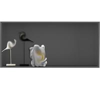Kanduo Niche de Douche, Aucun carrelage requis, encastré, Horizontal, étagère de Salle de Bain Simple, Organisateur for shampoing et Articles de Toilette(Grigio,62x32cm)