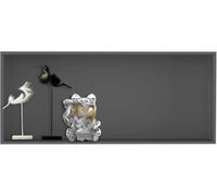 Kanduo Niche de Douche, Aucun carrelage requis, encastré, Horizontal, étagère de Salle de Bain Simple, Organisateur for shampoing et Articles de Toilette(Grigio,72x32cm)