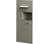 Kanduo Niche de Douche en Acier Inoxydable, Niche de Poubelle encastrée for Porte-Papier Toilette, for Les hôtels et Les lieux publics(Brass,30x65cm)