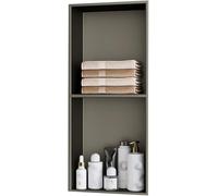 Kanduo Niche en Acier Inoxydable, Aucun carrelage requis Niches avec étagères Niches de Rangement for Salle de Bain Étagère de Douche encastrée(Grigio,28x70cm)