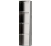 Kanduo Niche encastrée for Douche de Salle de Bain, étagère de Douche rectangulaire étanche et étanche, étagère de Rangement encastrée(Grigio,28x120x12.5cm)