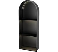 Kanduo Niche Murale avec lumière LED Non Variable, Niche de Douche encastrée for Le Rangement de la Salle de Bain(100x40x15cm)