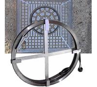 Kanduo Outil de débouchage des égouts primaires, câble en acier for le nettoyage des regards, sonde for débloquer les blocages tenaces(4cm,L 10m)