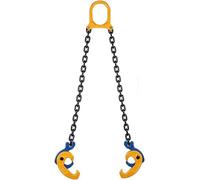 Kanduo Pince pour dalles de marbre Chaîne de remorquage for transport de véhicules d'obstacles, tambour de chaîne de câble de remorquage, dispositif de levage vertical de grue, crochet autobloquant