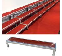 Kanduo Plateforme de scène portable Plate-forme élévatrice mobile, plate-forme de scène antidérapante à un seul niveau, adaptée aux théâtres scolaires et aux représentations chorales