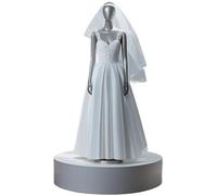 Kanduo Plateforme de scène portable Présentoir rond ; une plate-forme for exposer des robes de mariée, des vêtements, des mannequins, des chaussures et des modèles de sacs à main(50x30 cm)