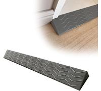 Kanduo Rampes en Caoutchouc Rampe for Fauteuil Roulant, Bordure en Plastique légère et Portable, adaptée aux Portes, allées, salles de Bains(13 * 6cm/5.1 * 2.3in)