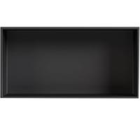 Kanduo Salle de Bains de Niche Noire en Acier Inoxydable, Utilisation Cuisine Salon Salle de Douche lieux publics