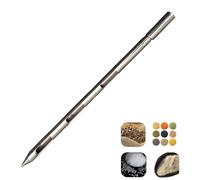 KanDuo Sonde d'échantillonnage de Sol, Test de poignée de Style T, sonde d'échantillonnage de Grains - Granules de Grains à Trois Zones, Engrais Rotatif Solide en Acier Inoxydable 304(0.5m)