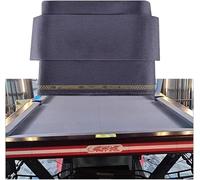 Kanduo Tissu pour Billard Nappe de Billard de Remplacement de 9 Pieds/2,8 mètres, Nappe latérale en 6 pièces, Feutre Gris, for Usage Domestique et au Bar