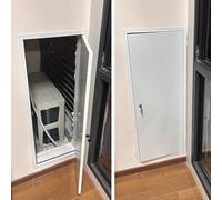 Kanduo Trappe d'accès pour la plomberie Panneau d'accès aux conduits de CVC, feuille de porte d'inspection en aluminium, câblage de plomberie, couvercle de panneau électrique(50x50cm)