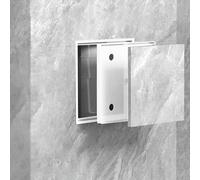 Kanduo Trappe d'accès pour la plomberie Panneau d'accès for carrelage mural dissimulé, couvercle de trou mural for plomberie/câbles électriques/câblage, facile à installer(Bianco,12x12cm/4.7x4.7in)