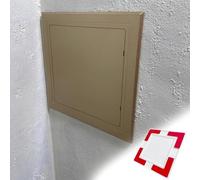 Kanduo Trappe d'accès pour la plomberie Panneau d'accès panneau d'accès auto-adhésif for cloisons sèches, trappe d'accès facile for la plomberie de salle de bain(Gold,250x250mm/9.8x9.8in)