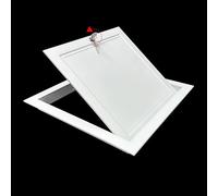 Kanduo Trappe d'accès pour la plomberie Panneau d'accès panneau de porte d'accès verrouillable avec ouvercle de trou de service résistant aux intempéries for cloisons sèches(35x35cm/13.8x13.8in)
