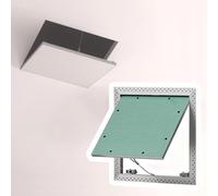 Kanduo Trappe d'accès pour la plomberie Trappe d'inspection for cloisons sèches pouvant être peinte, plaque de recouvrement de trou de mur/plafond, porte de révision encastrée(10x10in (25x25cm))