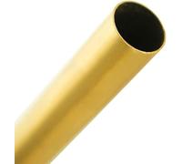 Kanduo Tube rond en laiton Tube rond en laiton, diamètre extérieur 22 millimètres, longueur 0,5 mètre, adapté à l'usinage et à la fabrication CNC(22x1.5mm)
