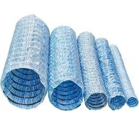 Kanduo Tuyau de Drainage du Sol perforé Tuyau de Drainage français Flexible renforcé en Acier, Tuyau ondulé perforé, adapté aux allées, Cours et pelouses,8m