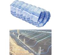 Kanduo Tuyau de Drainage du Sol perforé Tuyau de Drainage français ondulé renforcé d'acier, Tuyau de Drainage perforé Souterrain Flexible, for Utilisation en extérieur/Cour(20cm/7.9in)