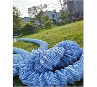 Kanduo Tuyau de Drainage du Sol perforé Tuyau de vidange français, Tuyau Drainage perforé ondulé 4 Pouces, Souterrain Flexible avec Fil d'acier,8m