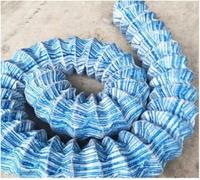 Kanduo Tuyau de Drainage du Sol perforé Tuyau de vidange français, Tuyau perforé 6 Pouces, Souterrain Extensible, for Cours, Jardins, pelouses et terrains, 10 m/32,8 Pieds