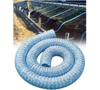 Kanduo Tuyau de Drainage du Sol perforé Tuyaux de Drainage français, tuyaux souterrains Flexibles, adaptés à l'aménagement paysager, aux Jardins et terrasses(36ft/1100cm)