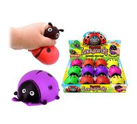 KandyToys Coccinelles Extensibles Sensory Fidget Toys Remplisseurs de Sacs de fête