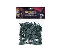 KandyToys Combat Mission 160 pièces de Soldats Jouets en Plastique - Sac de Figurines Traditionnelles de Soldats de l'armée Verte