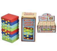 KandyToys- Jouet en Bois Échelle de Jacob, TY6508, Multicolore, 5.5 x 5.5 x 11 cm