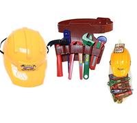 KandyToys Casque de Construction en Plastique avec Outils, TY0248