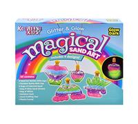 Kit d'art de sable magique à paillettes et lueur pour enfants | Art du sable mouvant | Ensemble d'art pour enfants | Arts et travaux manuels pour enfants
