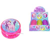 KandyToys Licorne Lumineuse réactive Lumineuse LED Yoyo pour Enfants | Trois Couleurs | Jouets pour Enfants | 5,5 cm