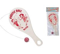 KandyToys TY6523 Jouet en Bois avec Raquette et Balle