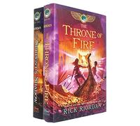 Kane Chronicles Series 2 Books Collection Set de Rick Riordan (Trône de feu, L'Ombre du Serpent)