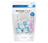 Kanebo Suisai Beauty Lot de 15 flacons de nettoyant visage en poudre transparente 0,4 g