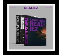 Kang Daniel REALIEZ 4ème mini album standard version B CD + livre photo 64p + 1 papier de paroles + 1 billet de message ea + 1 ea tampon autocollant + 1 cube + 1 photo de film + 2 cartes photo + 8