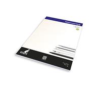 Kangaro Bloc de 25 feuilles de papier millimétré A3 80 g, K-5595, blanc