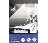 Kangaro Bloc-notes A7 ligné 60 g 100 feuilles K-5507 7 x 10,5 x 0,9 cm