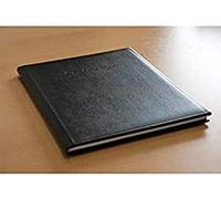 Kangaro Cahier de condoléances Noir 26 x 21 cm 40 pages 8 compartiments par page