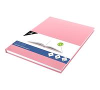 Kangaro Carnet de croquis KTC K-5352 – couverture rigide rose pastel A4 80 feuilles 100 g