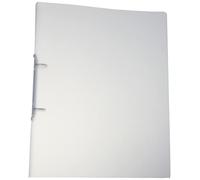 Kangaro Classeur à anneaux - Format A4-2 anneaux - Capacité : 25 mm - Matériau : polypropylène - Couleur : transparent