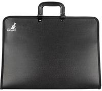 Kangaro Classeur à Dessin A3 Noir avec poignée